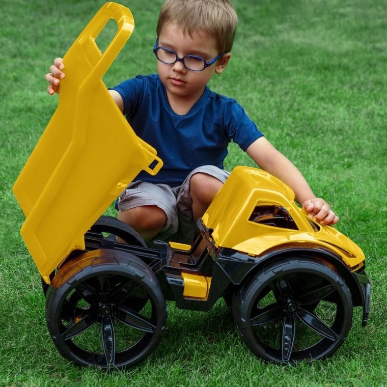 Wader, Maximus, wywrotka, żółta, 59 cm