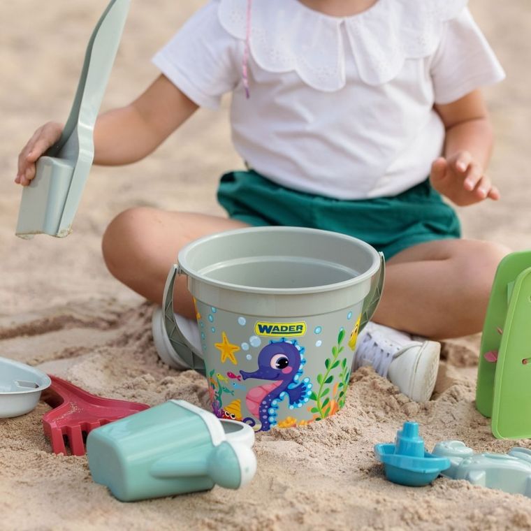 Wader, RePlay, Sea World, komplet do piasku, 8 elementów