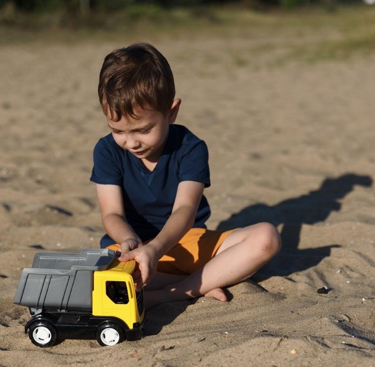 Wader, Tech Truck, Wywrotka, 23 cm