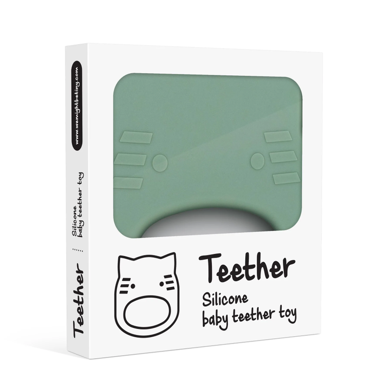 We Might be Tiny, silikonowy gryzak, Kot, Sage