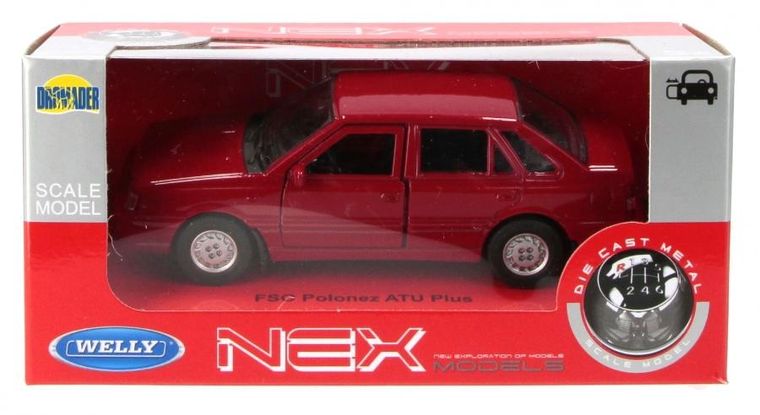 Welly, Polonez, pojazd, model metalowy, 1 szt.