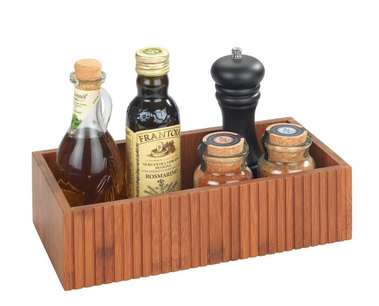 Wenko, bambusowy pojemnik kuchenny, Mera