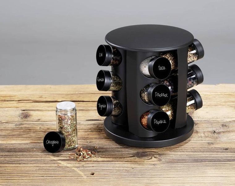 Wenko, Bruna, karuzela na przyprawy, 12 słoiczków