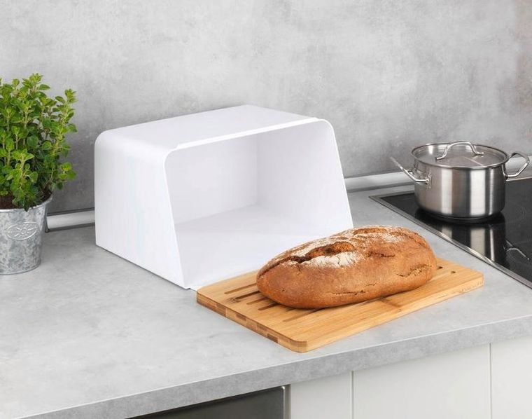 Wenko, chlebak z deską do krojenia z drewna bambusowego, Kubo