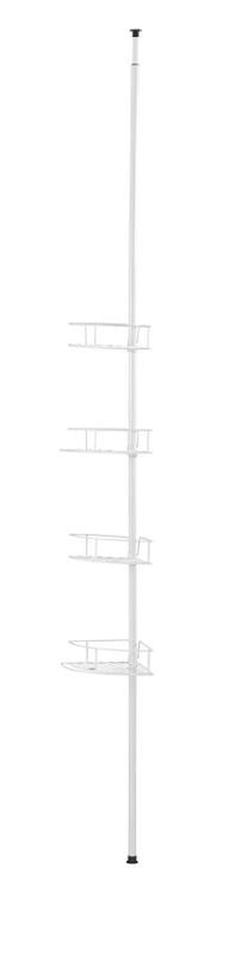 Wenko, Dolcedo, teleskopowa półka pod prysznic, 4 poziomy