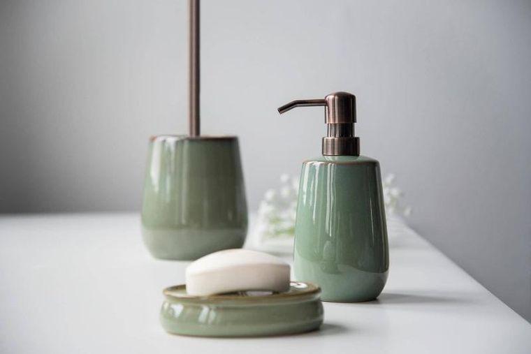 Wenko, dozownik do mydła w płynie, Sirmione, ceramiczny, 430 ml