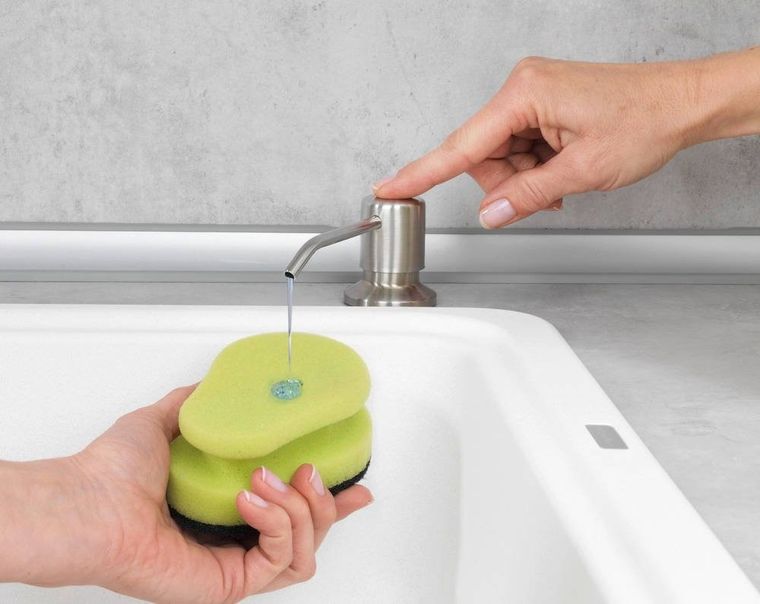 Wenko, dozownik do mydła wpuszczany w blat, Monti, 400 ml