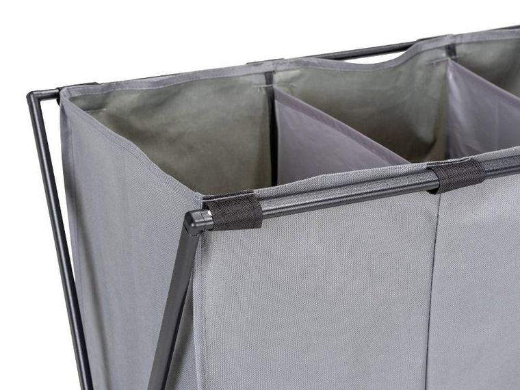 Wenko, kosz na pranie z trzema przegródkami, Trio