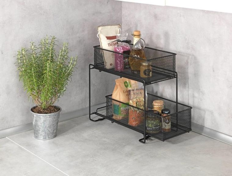 Wenko, koszyk kuchenny na żywność, Gioma, 2 poziomy