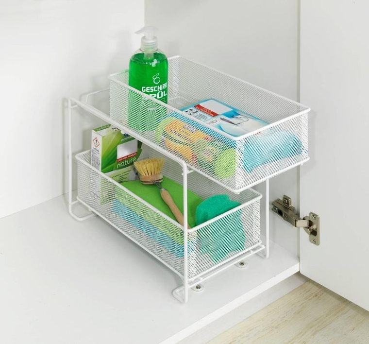 Wenko, koszyk kuchenny na żywność, Gioma, 2 poziomy