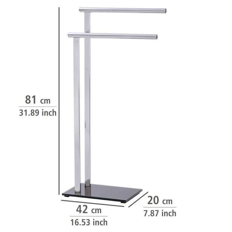 Wenko, lazienkowy stojak na ręczniki, Lava, 2 ramienny