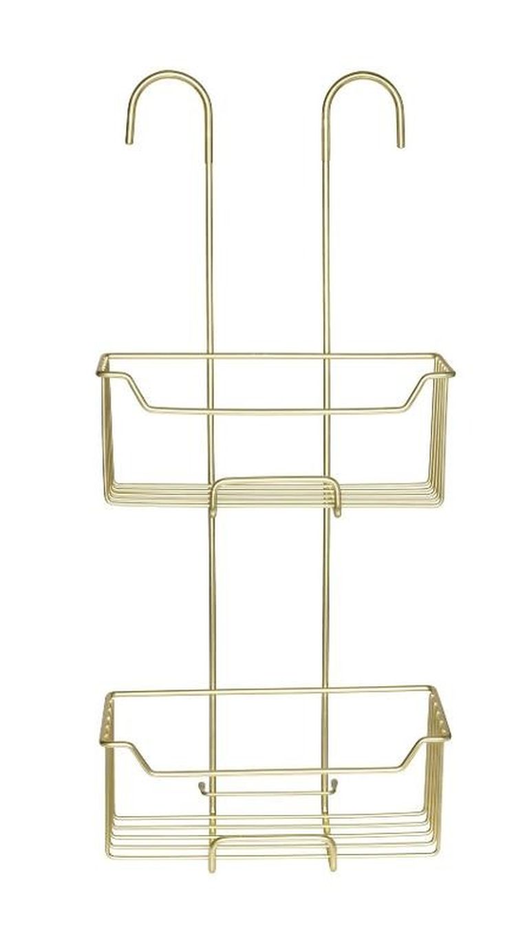 Wenko, Milo, koszyk łazienkowy, dwupoziomowy, do montażu na baterii wannowej