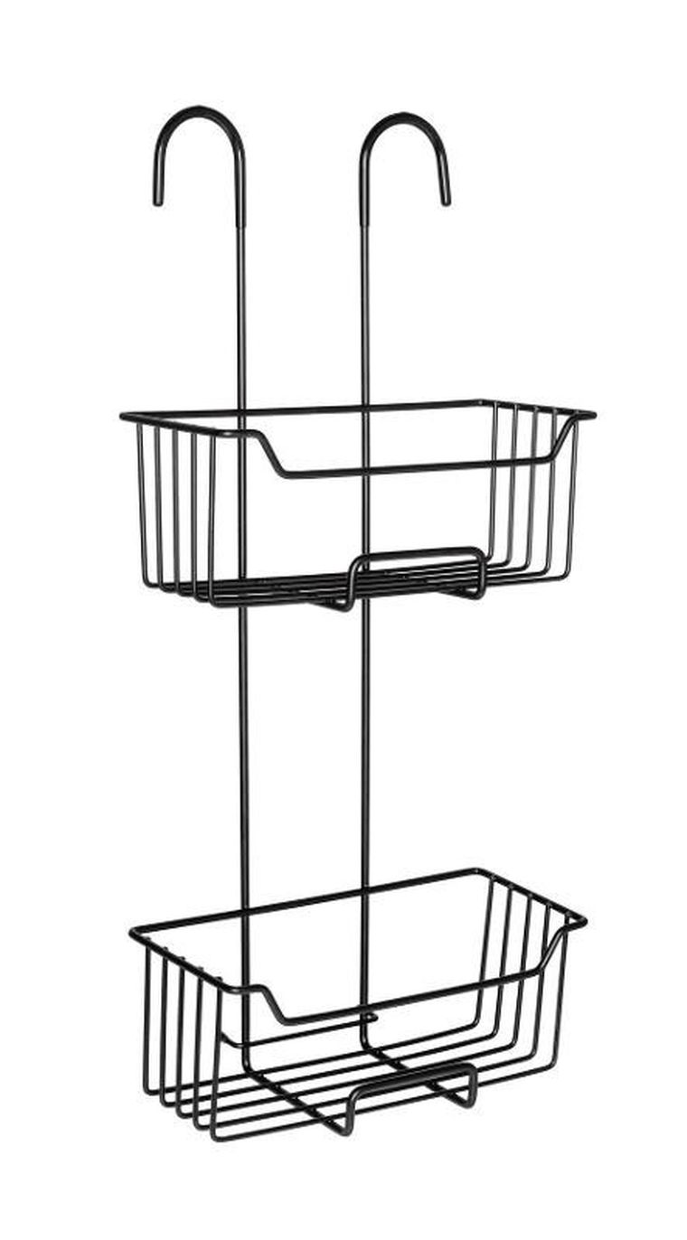 Wenko, Milo, koszyk łazienkowy, dwupoziomowy, do montażu na baterii wannowej