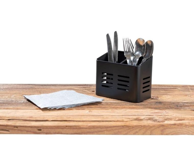 Wenko, ociekacz do sztućców, Baco, czarny