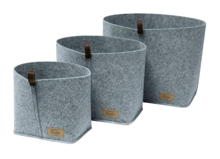 Wenko, organizer na kosmetyki i drobne przedmioty, Eli, z imitacji filcu