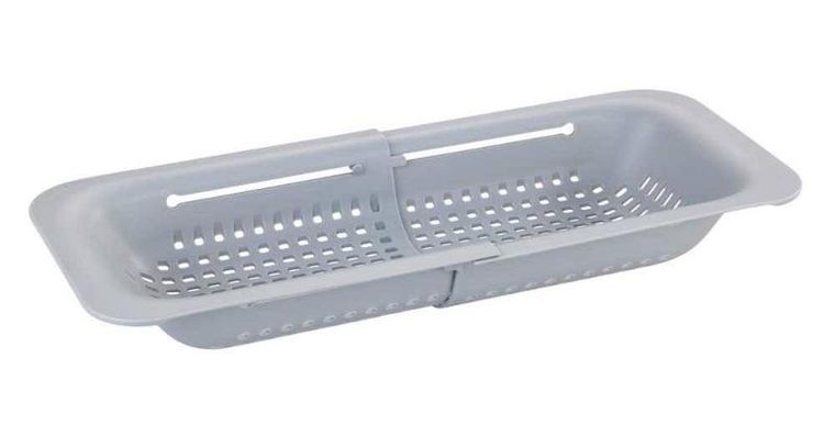 Wenko, organizer rozsuwany do zlewu, Sivo, 37-50 cm