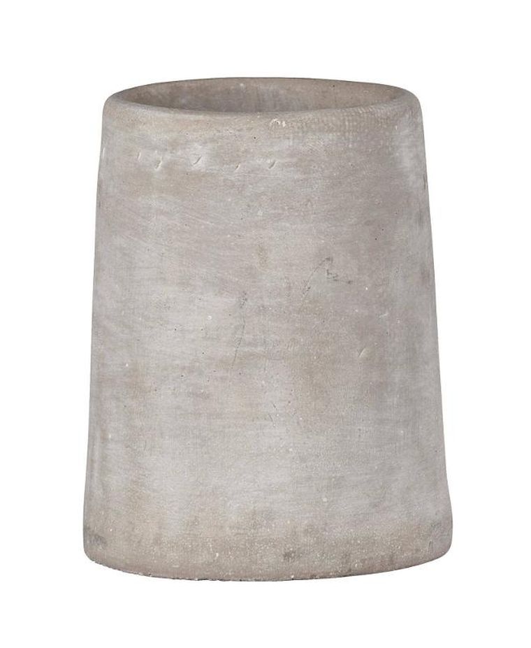 Wenko, pojemnik na szczoteczki do zębów, Villena, beton, Ø 7,4 cm
