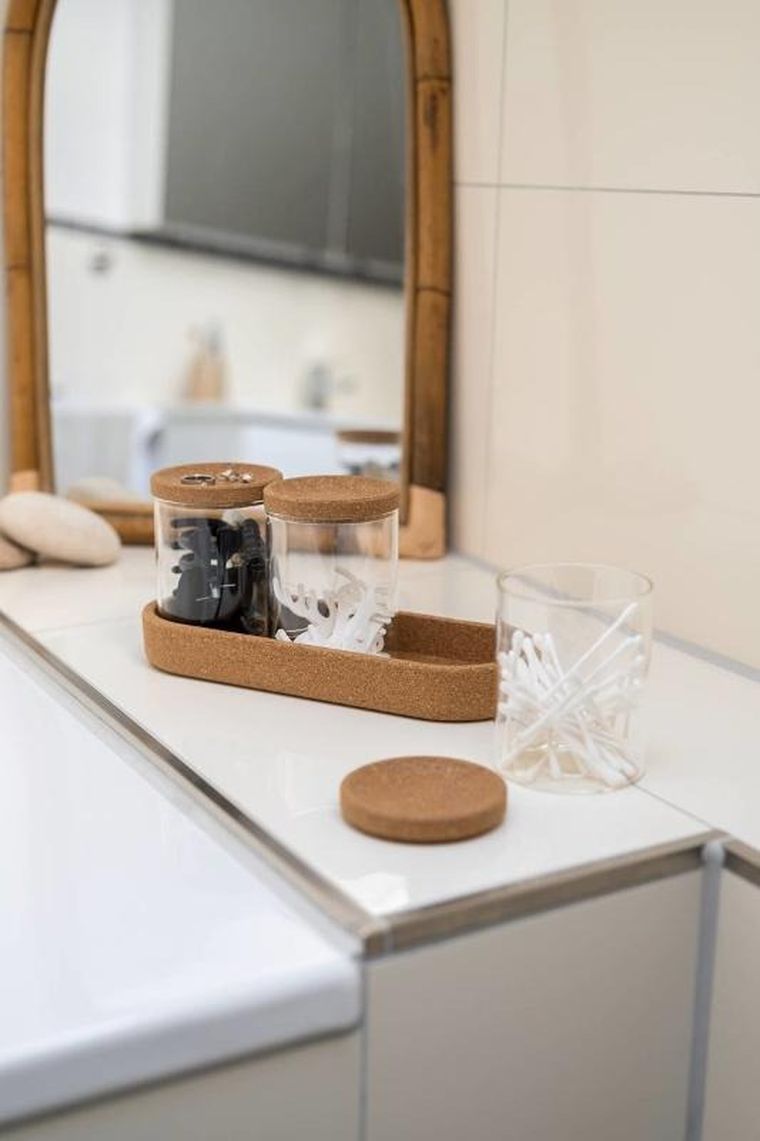 Wenko, pojemniki na płatki kosmetyczne i patyczki, Apiro, 3 szt.