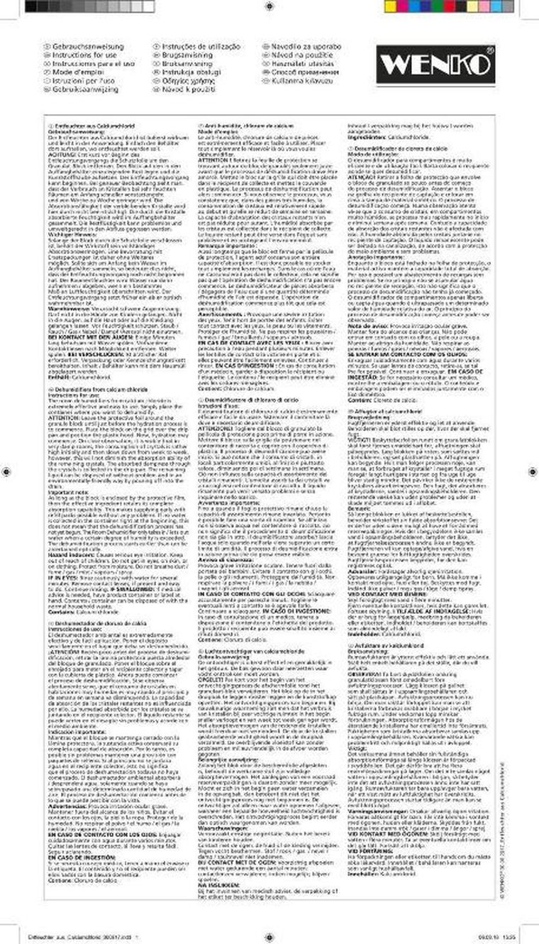 Wenko, Prisma, wkłady do pochłaniacza wilgoci, 4-500 g