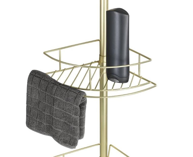 Wenko, teleskopowa półka pod prysznic, Dolcedo, 4 poziomy