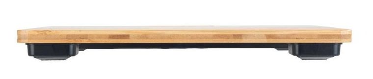 Wenko, waga łazienkowa elektroniczna, bambusowa, 30-30 cm