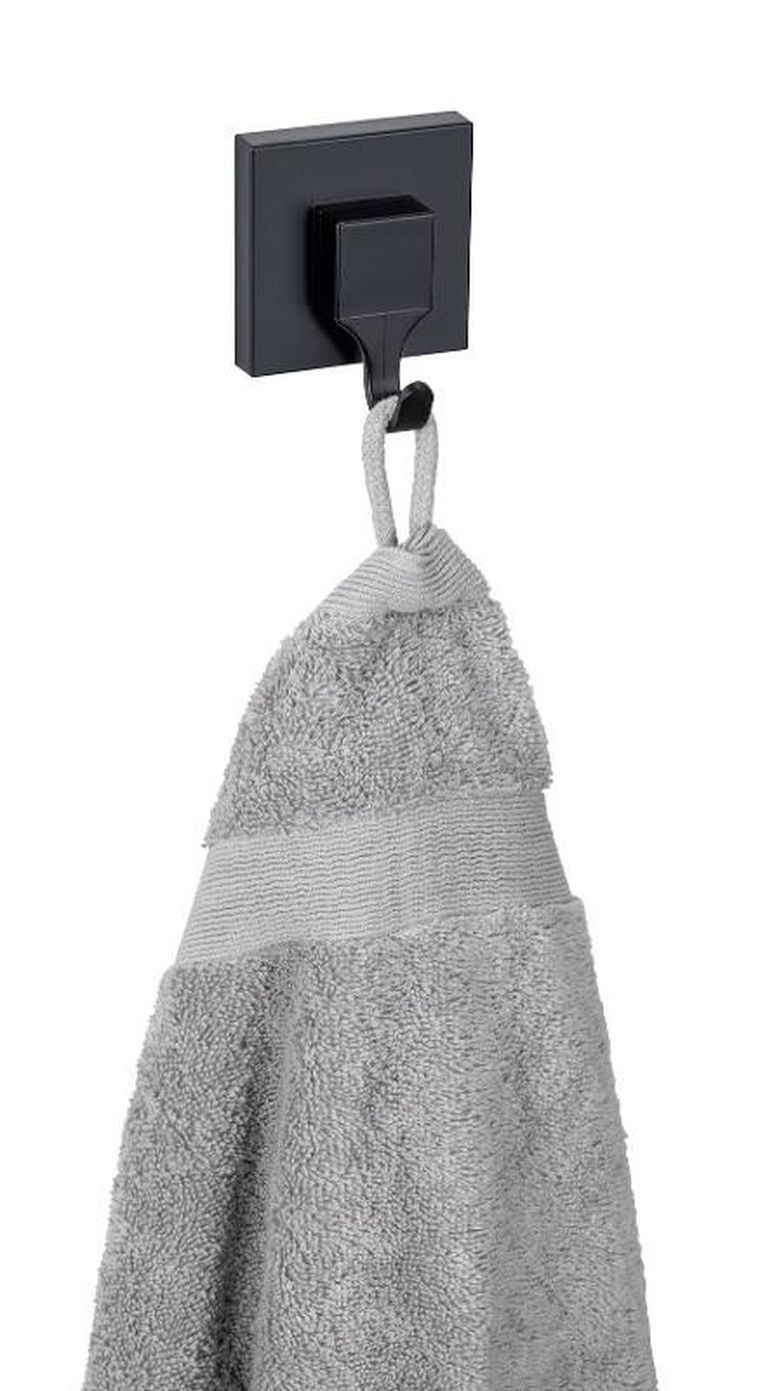 Wenko, zestaw 2 haczyków na ręczniki quadro, montaż bez wiercenia