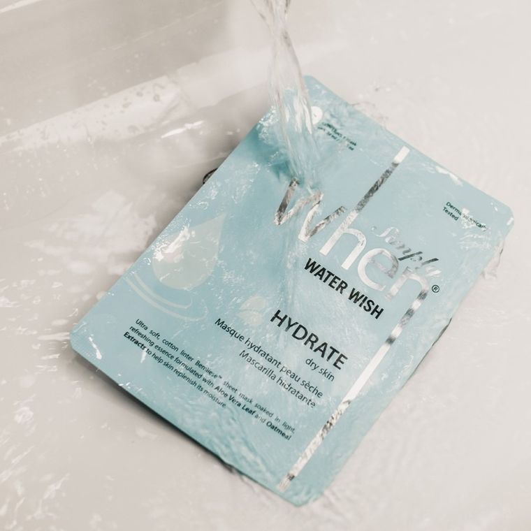 When, Simply, maska na twarz w płacie, Water Wish, 1 szt.