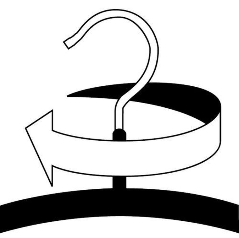 Wieszaki na ubrania, multi, 4 szt.