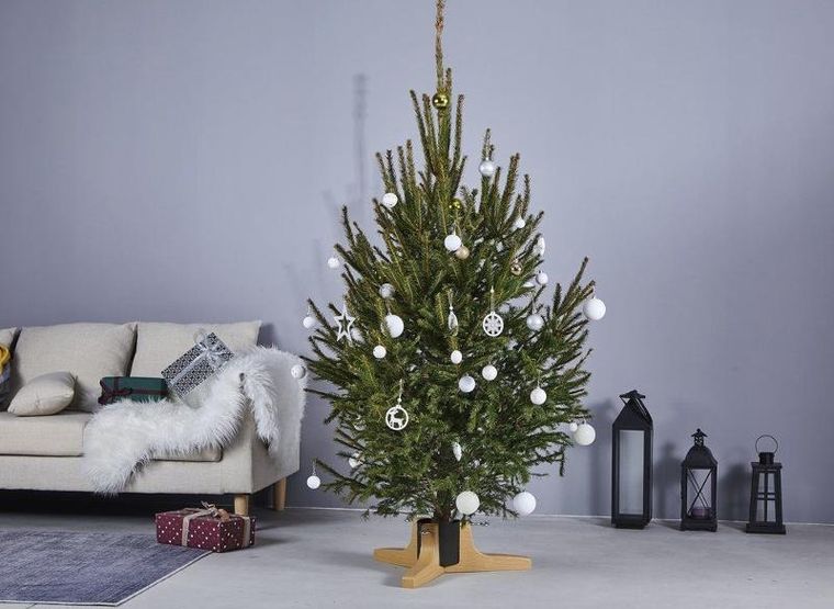 Winteria, stojak choinkowy, imitacja drewna, 62 cm, 2,2 l