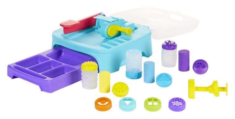 Wonder Factory, Dough Creation Station, masa plastyczna z bazą do przechowywania, 14 elementów
