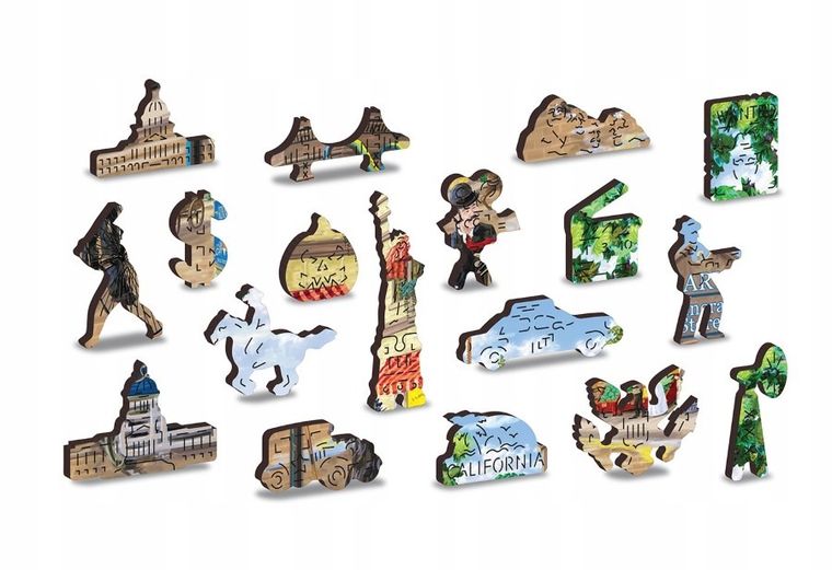 Wooden.City, Wiktoriańska ulica, drewniane puzzle z figurkami, 1010 elementów