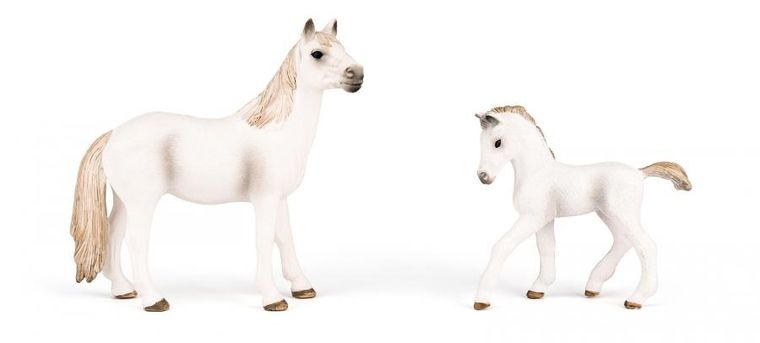 Woodyland, farma, zagroda z końmi, zestaw figurek, 25 elementów