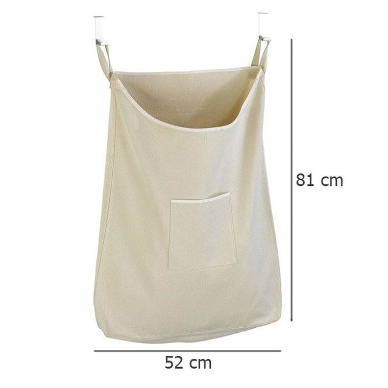 Worek bawełniany na ubrania do prania, kangur, 65 l