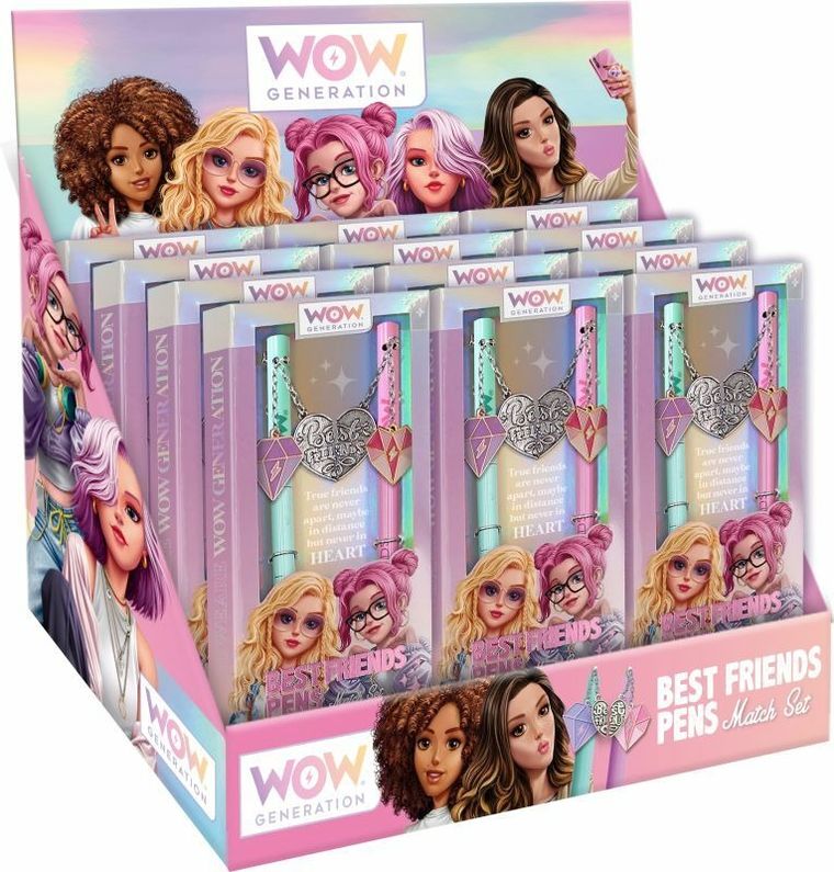 WOW Generation, zestaw długopisów dla przyjaciółek, 2 szt.
