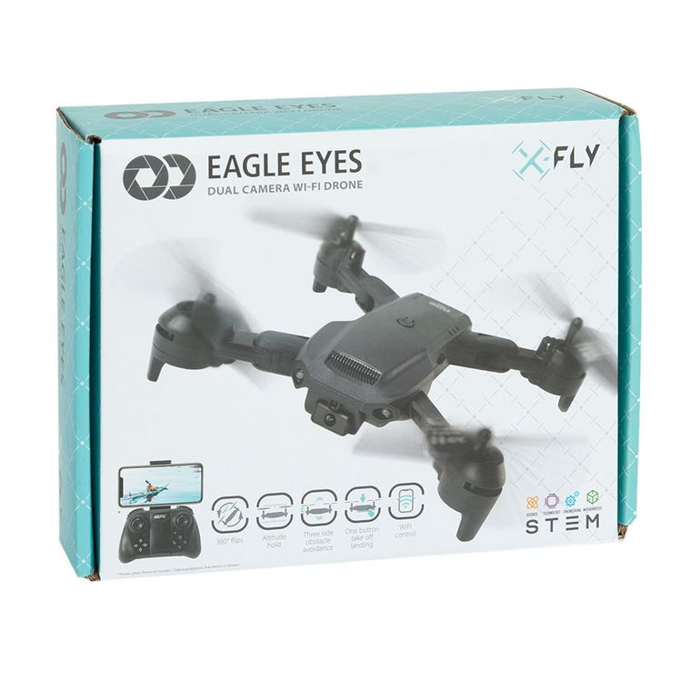 X-Fly, Eagle Eyes, dron zdalnie sterowany, czarny