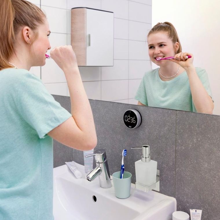 Xavax, cyfrowy zegar z funkcją timera, czarny