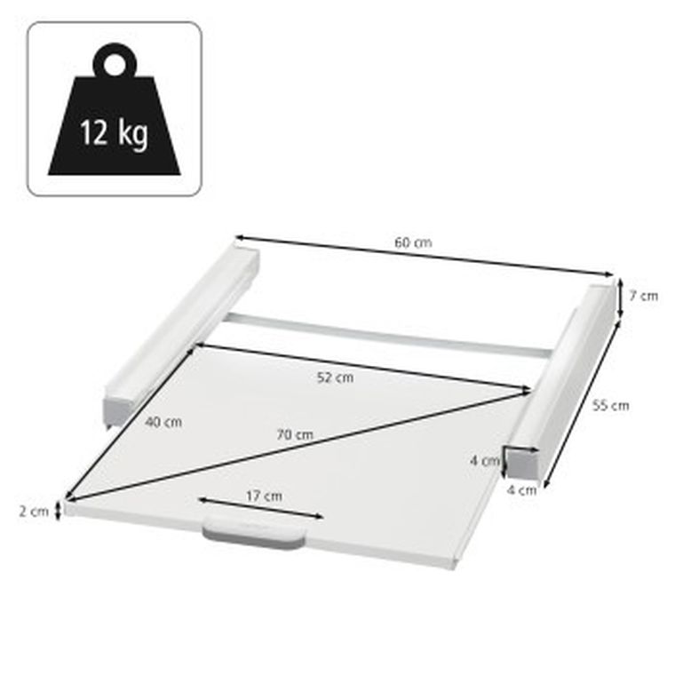 Xavax, łącznik do pralek i suszarek z półką