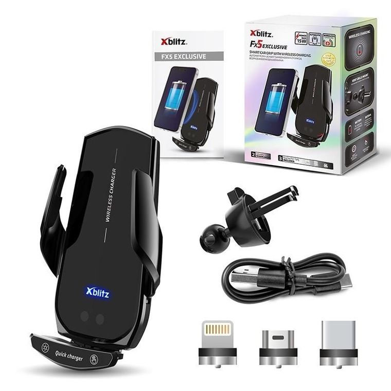 Xblitz, automatyczny uchwyt samochodowy z ładowaniem, FX5