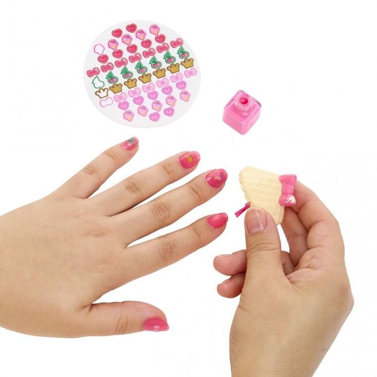 Yummiland, Ice Cream Beauty Bag, zestaw kosmetyczny z laleczką Biancą Bubblegum i akcesoriami do makijażu