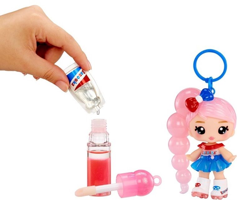 Yummiland, laleczka Jojo Bubblegum + pachnący błyszczyk DIY do ust