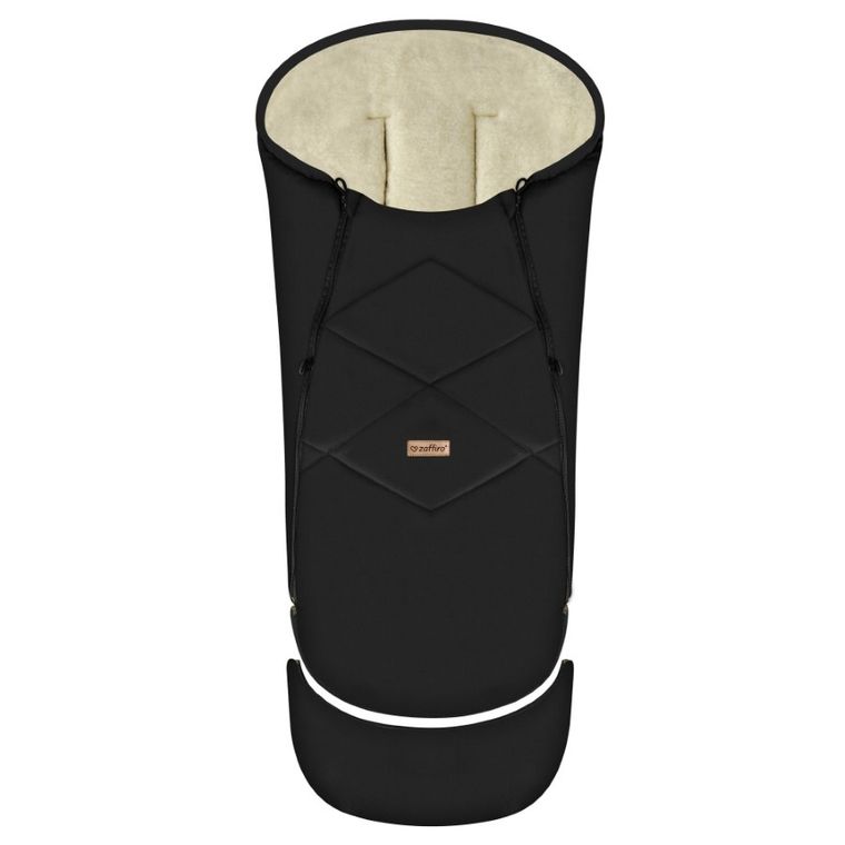 Zaffiro, EverGrow Nordico, regulowany śpiwór, black, 0-36m