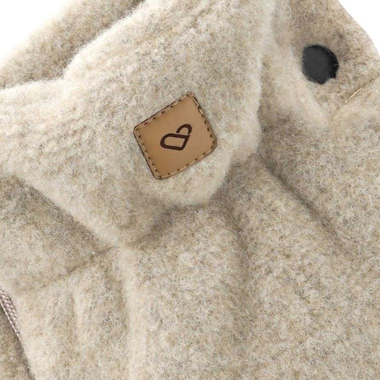 Zaffiro, Sierra, mufka do wózka, wełniana, beige