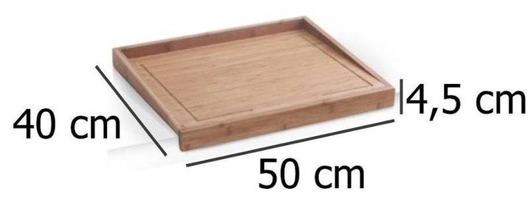 Zeller, bambusowa stolnica, deska do krojenia 2w1