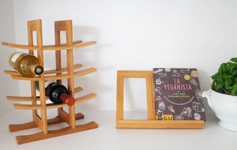 Zeller, bambusowy stojak na wino, 12 butelek