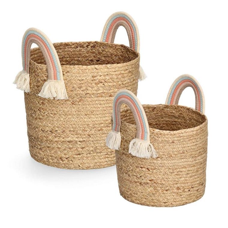 Zeller, kosz do przechowywania z plecionej trawy morskiej, średnica 30 cm