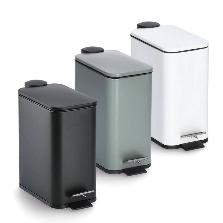 Zeller, kosz łazienkowy z pedałem, 5l