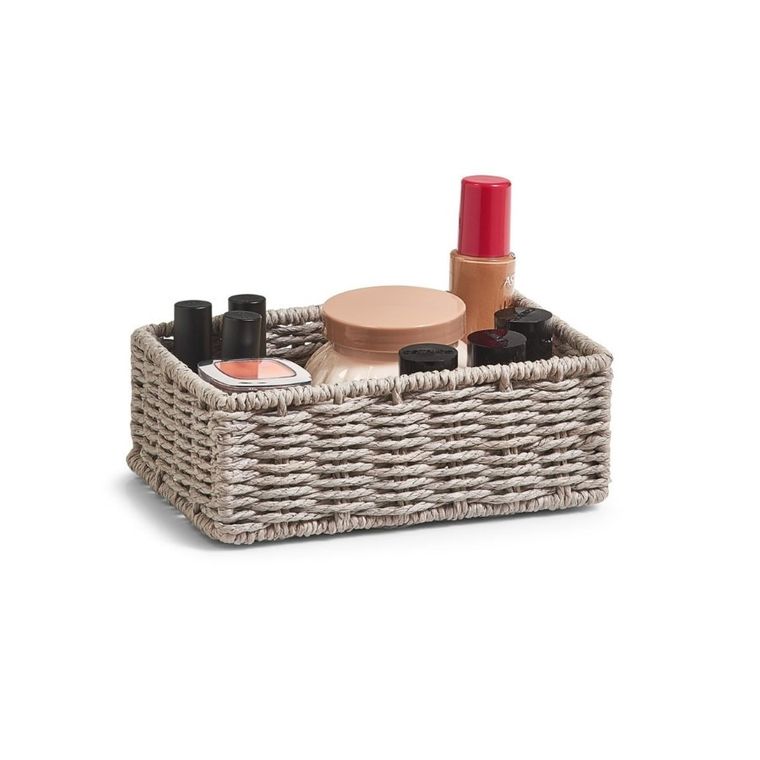 Zeller, koszyk do przechowywania, 2 szt., szary