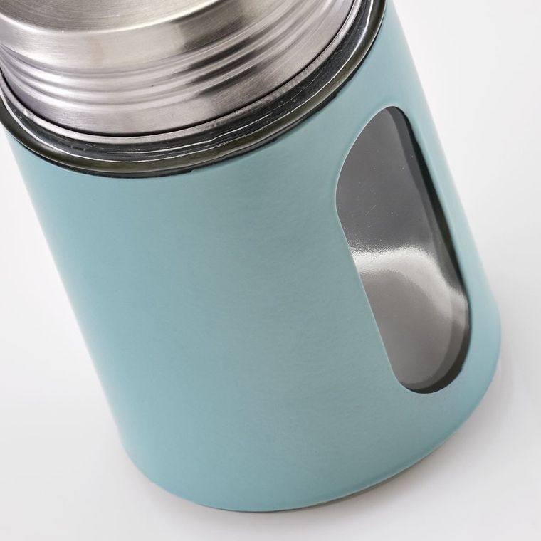 Zeller, pojemnik szklany na przyprawy, niebieski, 7-11,5 cm