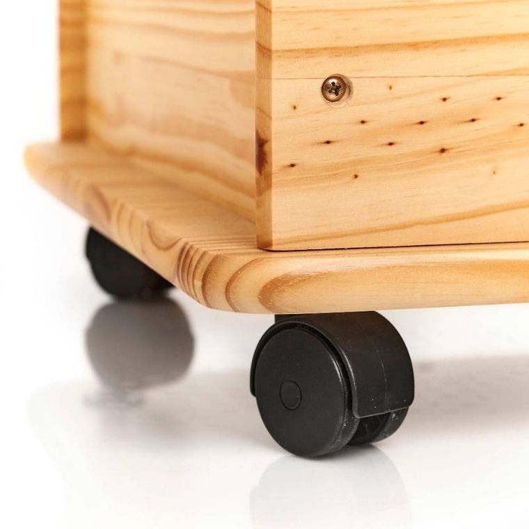 Zeller, skrzynia do przechowywania, organizer z pokrywą, 130l