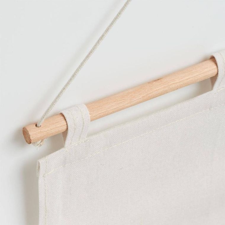 Zeller, Stripes, organizer na ścianę z kieszeniami, 35-60 cm